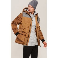 Pikowana kurtka z kapturem - Beżowy. Kurtki marki B'TWIN. W wyprzedaży za 149.99 zł.