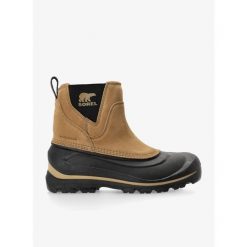 Buty zimowe męskie Sorel Buxton Pull On Boot WP. Brązowe buty trekkingowe Sorel, na zimę, bez wzorów, bez zapięcia. Za 496.99 zł.