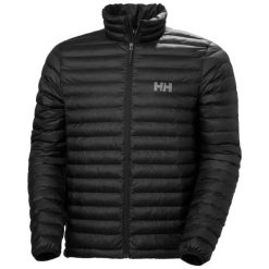 Kurtka puchowa Helly Hansen Sirdal. Czarne kurtki Helly Hansen, xl, bez wzorów, z poliesteru, bez kaptura. Za 653.50 zł.
