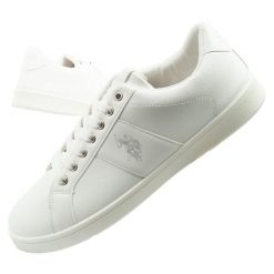 Buty trampki sneakersy męskie U.S. Polo Assn. Białe trampki U.S. Polo Assn., m, bez wzorów, bez zapięcia. Za 169.00 zł.