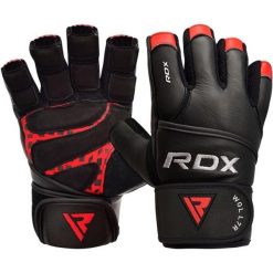 Rękawiczki RDX L4 Open Finger Micro Plus Gym. Czarne rękawiczki RDX SPORTS, bez wzorów. Za 99.99 zł.