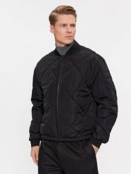 Calvin Klein Kurtka bomber Signature K10K111880 Czarny Regular Fit. Czarne kurtki CALVIN KLEIN, m, bez wzorów, z syntetyku, bez kaptura. Za 749.99 zł.