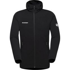 Bluza trekkingowa męska Mammut Aconcagua Light ML Hooded. Czarne bluzy Mammut, l, bez wzorów, bez kaptura. Za 529.99 zł.