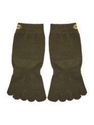 Vibram Fivefingers Skarpety wysokie unisex Blend Crew S18C01 Zielony. Zielone skarpetki sportowe Vibram Fivefingers, bez wzorów, z materiału. Za 49.99 zł.
