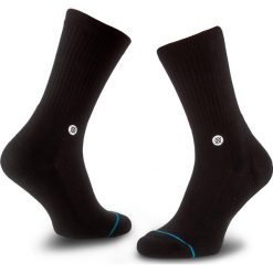 Skarpety Wysokie Unisex STANCE - Icon M311D14ICO Black/White. Czarne skarpety Stance, bez wzorów, z bawełny. W wyprzedaży za 29.00 zł.