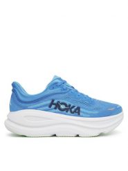 Hoka Buty do biegania Bondi 9 M 1162011 Niebieski. Niebieskie buty do biegania HOKA, bez wzorów, z materiału, bez zapięcia, do biegania. Za 799.99 zł.