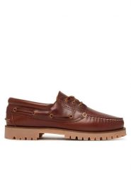 Gant Półbuty 33631463 Brązowy. Brązowe eleganckie półbuty GANT, bez wzorów, ze skóry, bez obcasa, bez zapięcia. Za 949.99 zł.
