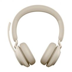 Słuchawki nauszne bezprzewodowe Jabra Evolve2 65 UC Stereo Link380c, beige. Brązowe słuchawki bezprzewodowe Jabra. Za 657.99 zł.