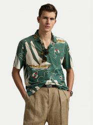 Polo Ralph Lauren Polo 710971786001 Zielony Classic Fit. Zielone koszulki polo Polo Ralph Lauren, m, bez wzorów, z bawełny, bez kołnierzyka, bez ramiączek. Za 819.99 zł.