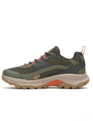 Buty turystyczne męskie Merrell Speed Strike 2. Zielone buty turystyczne Merrell, na lato, bez wzorów, z gumy, bez zapięcia, trekkingowe. Za 238.25 zł.