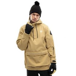 Męska kurtka snowboardowa Sporty zimowe Siroko W3 Kamui. Brązowe kurtki SIROKO, na zimę, m, bez wzorów, z materiału, bez kaptura. Za 342.40 zł.