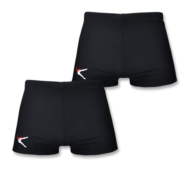 Strój kąpielowy DOIR PLAY pakiet 2 szt. Czarne odzież kąpielowa ELPLAYER, m, bez wzorów, z elastanu, sportowe. Za 86.00 zł.