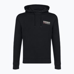 Bluza męska Napapijri B-Kasba H. Czarne bluzy Napapijri, m, bez wzorów, bez kaptura. Za 289.99 zł.