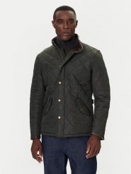 Barbour Kurtka przejściowa MQU0281GN72 Zielony Slim Fit. Zielone kurtki Barbour, m, bez wzorów, z syntetyku, bez kaptura. Za 1,279.00 zł.