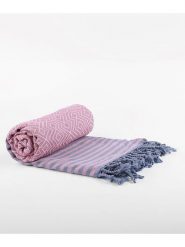 Ottoman Chusta hammam "Fenomen" w kolorze jasnoróżowym - 190 x 105 cm rozmiar: onesize. Różowe szaliki Ottoman, bez wzorów, z bawełny. Za 69.99 zł.