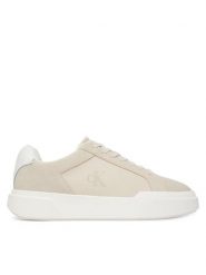 Calvin Klein Sneakersy Chunky Cupsole Laceup Cv Mix HM0HM02238 Beżowy. Brązowe buty sportowe casual CALVIN KLEIN, bez wzorów, ze skóry, bez zapięcia. Za 489.99 zł.