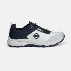 YOSHI M Izas Męskie buty do pieszych i trekkingu o średniej wysokości. Niebieskie buty turystyczne Izas, bez wzorów, bez zapięcia, trekkingowe. W wyprzedaży za 269.52 zł.