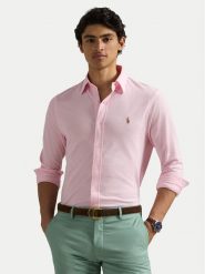 Polo Ralph Lauren Koszula 710932545012 Różowy Slim Fit. Czerwone koszule Polo Ralph Lauren, l, bez wzorów, z bawełny, bez kołnierzyka, bez ramiączek. Za 529.99 zł.