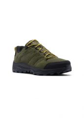 Buty COLUMBIA REDMOND IV LOW WP Zielony. Zielone buty turystyczne Columbia, bez wzorów, z materiału, bez zapięcia, trekkingowe. Za 369.99 zł.