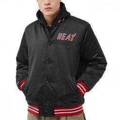 Kurtka uniwersalna męska Mitchell & Ness OJBF3413MHEYYPPPBLCK. Czarne kurtki Mitchell & Ness, m, bez wzorów, bez kaptura. Za 559.00 zł.