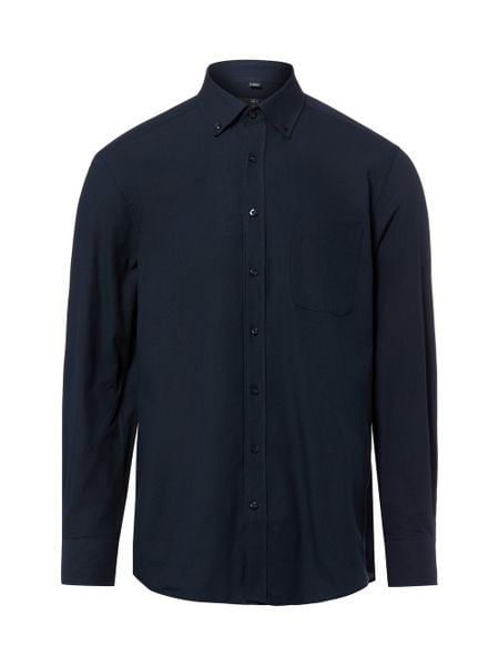 Nils Sundström koszula casual Mężczyźni Regular Fit Bawełna niebieski, L. Niebieskie koszule Nils Sundström, l, bez wzorów, z bawełny, bez kołnierzyka, bez ramiączek. Za 119.95 zł.