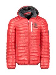 Geographical Norway Kurtka pikowana "Briouto" w kolorze czerwonym rozmiar: L. Czerwone kurtki Geographical Norway, l, bez wzorów, bez kaptura. Za 245.96 zł.