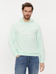 Jack&Jones Bluza Forest 12249237 Zielony Standard Fit. Zielone bluzy Jack&Jones, m, bez wzorów, z bawełny, bez kaptura. Za 89.99 zł.
