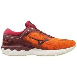 Buty do biegania męskie Mizuno Wave Skyrise. Brązowe buty do biegania Mizuno, bez wzorów, z gumy, bez zapięcia, do biegania, mizuno wave. Za 672.00 zł.