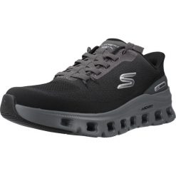 Buty SKECHERS ARCH FIT GLIDE STEP PRO Czarny. Czarne buty trekkingowe Skechers, bez wzorów, z tkaniny, bez zapięcia, trekkingowe, skechers sport. Za 519.99 zł.