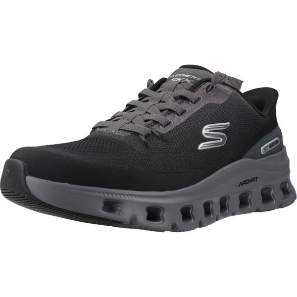 Buty SKECHERS ARCH FIT GLIDE STEP PRO Czarny. Czarne buty trekkingowe Skechers, bez wzorów, z tkaniny, bez zapięcia, trekkingowe, skechers sport. Za 516.99 zł.