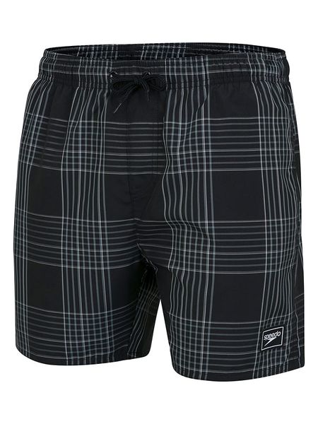 Speedo Szorty kąpielowe w kolorze błękitno-czarnym rozmiar: L. Czarne kąpielówki Speedo, l, bez wzorów, z materiału. Za 109.26 zł.