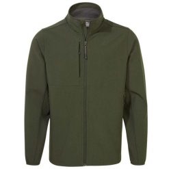 Męska Kurtka Soft Shell Expert Basecamp. Zielone kurtki Craghoppers, m, bez wzorów, z softshellu, bez kaptura. Za 239.99 zł.