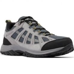 Buty trekkingowe męskie Columbia Redmond Iii. Czarne buty turystyczne Columbia, bez wzorów, z materiału, bez zapięcia, trekkingowe. Za 452.00 zł.