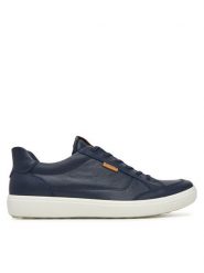 ECCO Sneakersy Soft 7 49057459140 Granatowy. Niebieskie buty sportowe casual ecco, bez wzorów, bez zapięcia. Za 669.99 zł.