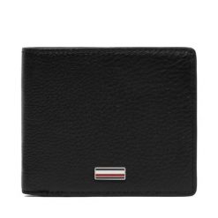 Portfel Tommy Hilfiger. Czarne portfele Tommy Hilfiger, bez wzorów. Za 349.99 zł.