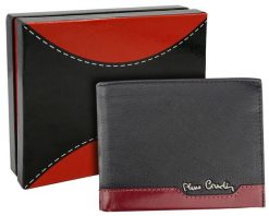 Portfel męski Pierre Cardin 8804 TILAK37 czarny. Czarne portfele Pierre Cardin, bez wzorów, ze skóry. Za 169.99 zł.