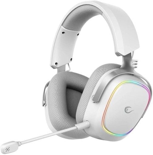 Słuchawki Rampage RETSU Słuchawki bezprzewodowe nauszne BT 2.4G RGB białe. Białe słuchawki bezprzewodowe RAZER. Za 255.99 zł.