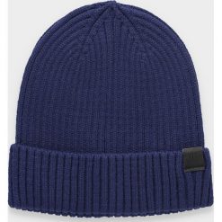 Czapka męska CAM202 - granat. Czapki zimowe 4F, bez wzorów. Za 39.99 zł.