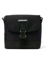 Polaroid Torba w kolorze czarnym na aparat - 23 x 19 x 10,5 cm rozmiar: onesize. Czarne torby na ramię Polaroid, bez wzorów, z materiału, przez ramię, bez dodatków. Za 150.02 zł.