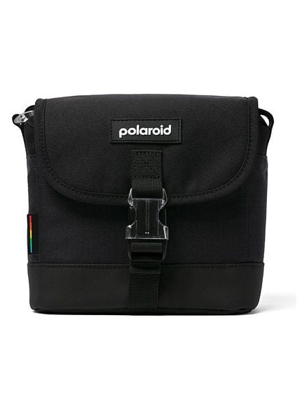 Polaroid Torba w kolorze czarnym na aparat - 23 x 19 x 10,5 cm rozmiar: onesize. Czarne torby na ramię Polaroid, bez wzorów, z materiału, przez ramię, bez dodatków. Za 150.02 zł.
