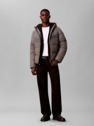 Calvin Klein Jeans funkcjonalna kurtka puchowa Mężczyźni szary, S. Szare kurtki Calvin Klein Jeans, m, bez wzorów, z jeansu, bez kaptura. Za 1,099.95 zł.