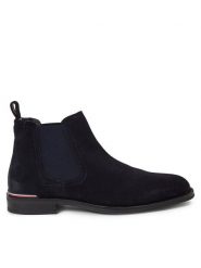 Tommy Hilfiger Sztyblety Core Rwb Hilfiger Suede Chelsea FM0FM04757 Niebieski. Niebieskie botki sznurowane Tommy Hilfiger, bez wzorów, ze skóry, bez obcasa, bez zapięcia. Za 749.99 zł.