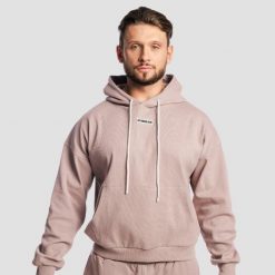 Bluza męska z kapturem oversize Aura Roux. Brązowe bluzy z kapturem GYMBEAM, m, bez wzorów, z bawełny, z kapturem. Za 139.90 zł.