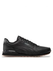 Puma Sneakersy St Runner V3 L 384855 04 Czarny. Czarne buty sportowe casual Puma, bez wzorów, ze skóry, bez zapięcia. Za 149.99 zł.