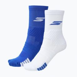 Skarpety męskie SKECHERS Select Terry Crew 2. Niebieskie skarpety Skechers, bez wzorów, z bawełny. Za 83.99 zł.