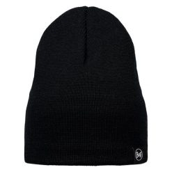 Czapka BUFF KNITTED & FLEECE BAND BEANIE LILON SHORT. Czarne czapki zimowe Buff, bez wzorów. W wyprzedaży za 83.93 zł.