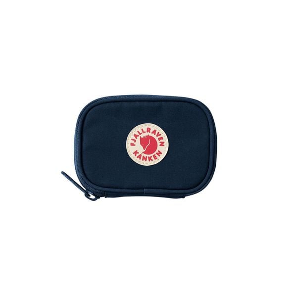 Portfel turystyczny Fjallraven Kanken Card Wallet - navy. Niebieskie portfele Fjällräven, bez wzorów. Za 119.99 zł.