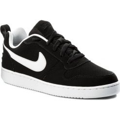 Buty NIKE - Court Borough Low 838937 010 Black/White. Czarne buty sportowe casual marki Nike, z materiału. W wyprzedaży za 209.00 zł.