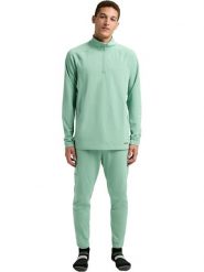 Burton Podkoszulek termiczny "X Base Layer" w kolorze zielonym rozmiar: M. Zielone podkoszulki Burton, m, bez wzorów, z materiału, bez kołnierzyka, bez ramiączek. Za 284.95 zł.