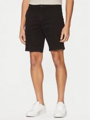 Calvin Klein Szorty materiałowe Modern Twill K10K114063 Czarny Slim Fit. Czarne szorty CALVIN KLEIN, m, bez wzorów, z bawełny. Za 199.99 zł.